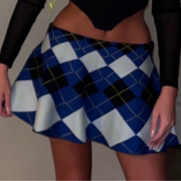 Primark Skirts Primark Plaid Skater Skirt Poshmark